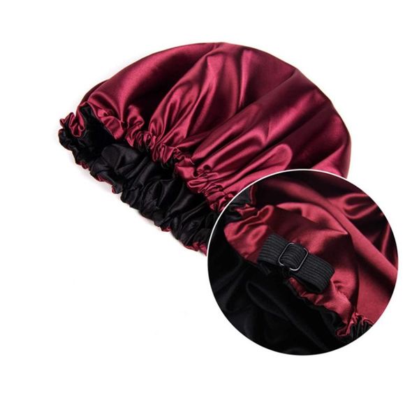 beanie/skull caps fashion solid double-layer satin nightcap african women hair turban bonnets side opening adjustable care cap tb-344, Blue;gray
beanie/skull caps fashion solid double-layer satin nightcap african women hair turban bonnets side opening adjustable care cap tb-344, Blue;gray