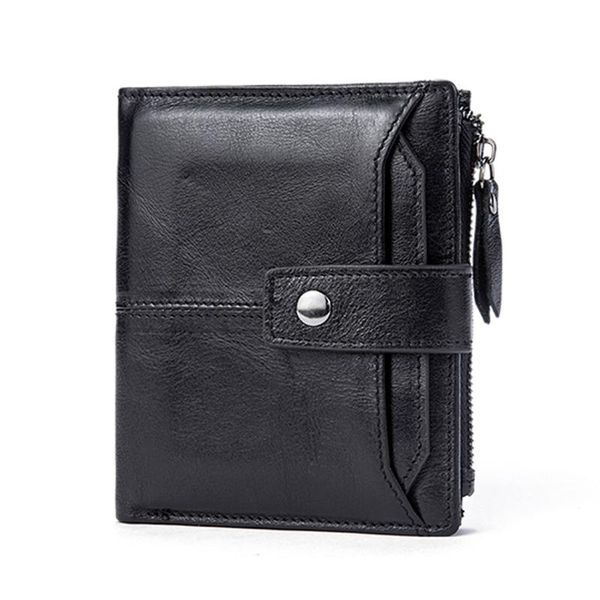 wallets men wallet genuine leather business foldable luxury billfold slim hipster cowhide holders inserts coin purses, Red;black 
wallets men wallet genuine leather business foldable luxury billfold slim hipster cowhide holders inserts coin purses, Red;black