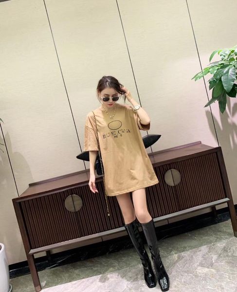 women's t-shirt 2021 with double b logo ins wind trendy and fashionable, White 
women's t-shirt 2021 with double b logo ins wind trendy and fashionable, White