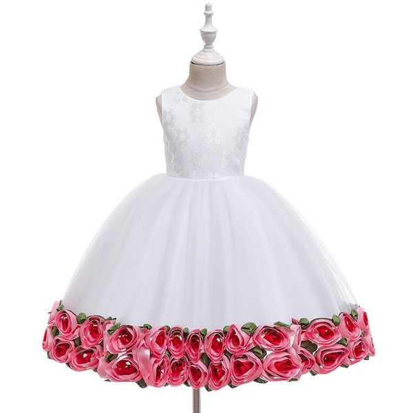girl's dresses flower girls dress illusion sleeveless embroidery lace tulle o-neck floor-length luxury appliques kids party princess go, Red;yellow
girl's dresses flower girls dress illusion sleeveless embroidery lace tulle o-neck floor-length luxury appliques kids party princess go, Red;yellow