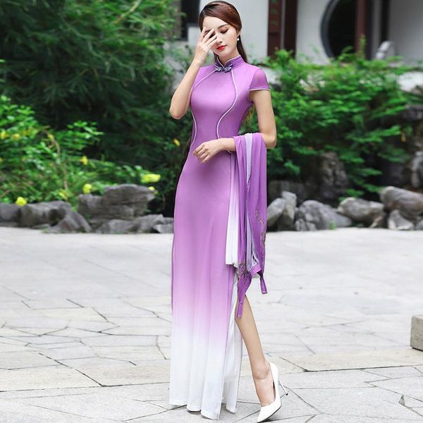 stage wear classical dance female elegant fairy gauze performance dress purple/blue long robe for women oriental clothes, Black;red
stage wear classical dance female elegant fairy gauze performance dress purple/blue long robe for women oriental clothes, Black;red