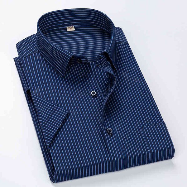 striped shirts men casual short sleeve slim mens shirt summer brand camisa work business breathable chemise homme 8+ colors 210524, White;black
striped shirts men casual short sleeve slim mens shirt summer brand camisa work business breathable chemise homme 8+ colors 210524, White;black