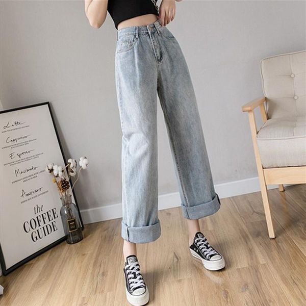 women's jeans woman loose high waist clothes wide leg denim clothing streetwear vintage quality 2021 summer fashion harajuku, Blue
women's jeans woman loose high waist clothes wide leg denim clothing streetwear vintage quality 2021 summer fashion harajuku, Blue