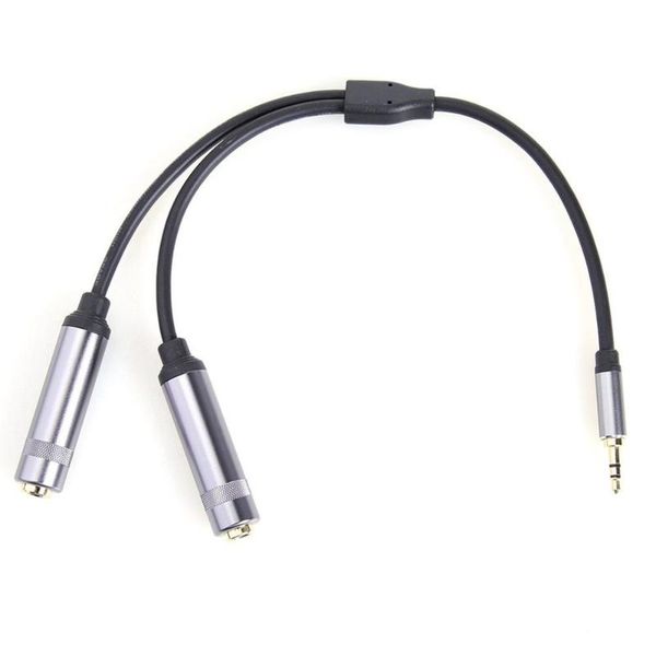 car video 3.5mm male stereo to dual 6.5mm female audio cable aluminum alloy splitter adapter strong adaptability
car video 3.5mm male stereo to dual 6.5mm female audio cable aluminum alloy splitter adapter strong adaptability