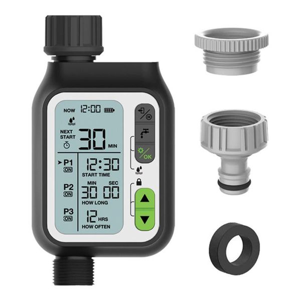 kkmoon automatic irrigation timer sprinkler controller 3 separate timing weak electricity protection rain sensor watering device equipments
kkmoon automatic irrigation timer sprinkler controller 3 separate timing weak electricity protection rain sensor watering device equipments