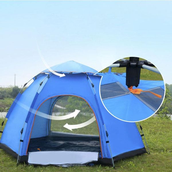 mountaineering hexagonal tent outdoor camping automatic tent, suitable for traveling and fishing tents shelters
mountaineering hexagonal tent outdoor camping automatic tent, suitable for traveling and fishing tents shelters