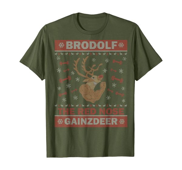 Brodolf The Red Nose Gainzdeer Gym Workout Gift Bodybuilding T-Shirt, Mainly pictures
Brodolf The Red Nose Gainzdeer Gym Workout Gift Bodybuilding T-Shirt, Mainly pictures