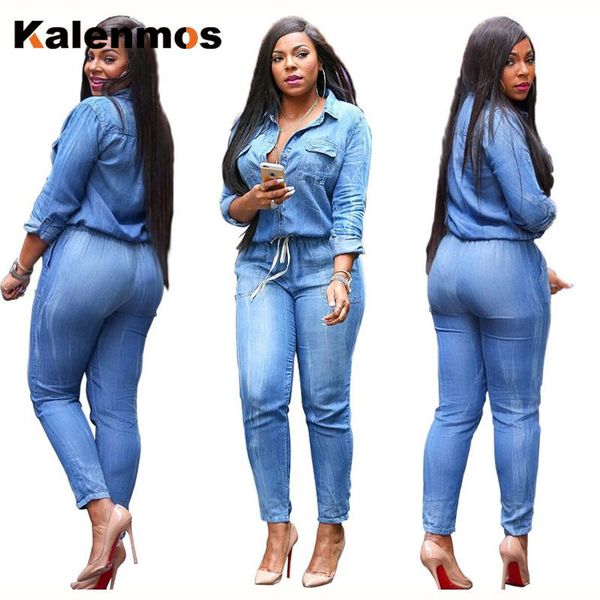 women's jumpsuits & rompers kalenmos denim jumpsuit women tracksuit spring summer long bodysuit chic work sweatshirt slim fit ropa stre, Black;white
women's jumpsuits & rompers kalenmos denim jumpsuit women tracksuit spring summer long bodysuit chic work sweatshirt slim fit ropa stre, Black;white