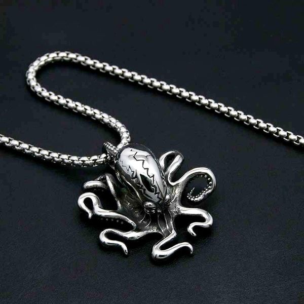 punk cthulhu ocs pendant necklace for men stainless steel ocean animals fashion women jewelry 2021 necklaces, Silver
punk cthulhu ocs pendant necklace for men stainless steel ocean animals fashion women jewelry 2021 necklaces, Silver