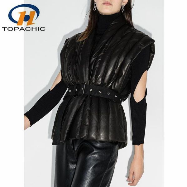 women's vests 10.7 2021 autumn winter fashion stand collar with belt slim sleeveless warm leather cotton vest parkas coat women, Black;white
women's vests 10.7 2021 autumn winter fashion stand collar with belt slim sleeveless warm leather cotton vest parkas coat women, Black;white