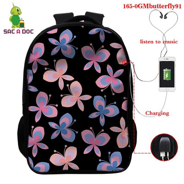 backpack usb charging 2021 schoolbag teenagers men school bag butterfly 3d student book for boys girls
backpack usb charging 2021 schoolbag teenagers men school bag butterfly 3d student book for boys girls