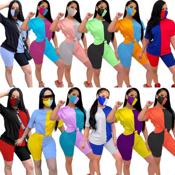 women two piece pants set shorts sportswear designer fashion contrast color stitching short sleeved pants summer casual jogging suit, White
women two piece pants set shorts sportswear designer fashion contrast color stitching short sleeved pants summer casual jogging suit, White