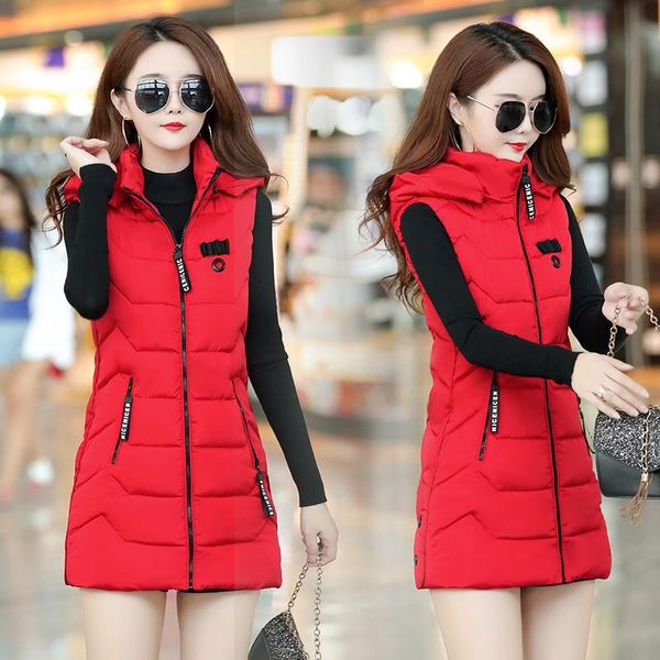 women's vests autumn and winter korean style cotton waistcoat mid-length slim thick vest outwear office lady sleeveless padded jackets, Black;white
women's vests autumn and winter korean style cotton waistcoat mid-length slim thick vest outwear office lady sleeveless padded jackets, Black;white