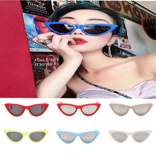 cateye sunglasses women retro small cat eye sun glasses brand designer charms colorful eyewear female, White;black
cateye sunglasses women retro small cat eye sun glasses brand designer charms colorful eyewear female, White;black