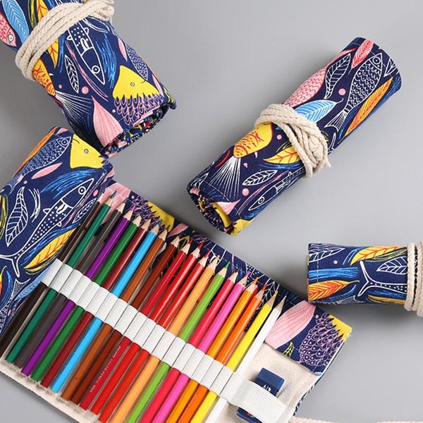 pencil bags kawaii cute fish roll school case 12/24/36/48/72 holes canvas pencilcase for girls boys large big pen bag sationery pouch
pencil bags kawaii cute fish roll school case 12/24/36/48/72 holes canvas pencilcase for girls boys large big pen bag sationery pouch