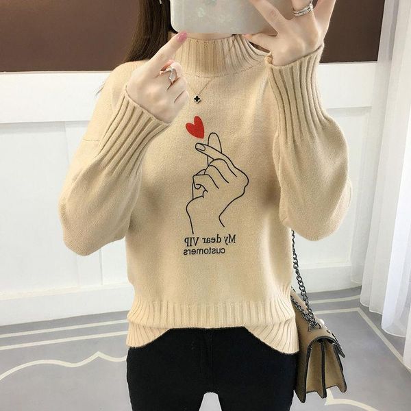 women's sweaters women autumn winter style pullover sweater lady casual long sleeve turtleneck heart printed zz1140, White;black
women's sweaters women autumn winter style pullover sweater lady casual long sleeve turtleneck heart printed zz1140, White;black
