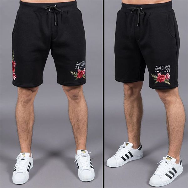 men's pants chinese male style peony flower embroidered five-point quintessence national shorts in fashion, Black
men's pants chinese male style peony flower embroidered five-point quintessence national shorts in fashion, Black