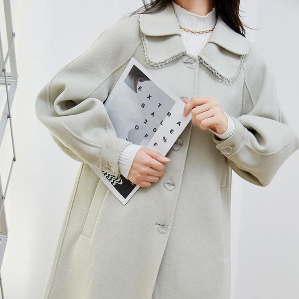women's wool & blends woman fashion blend jackets female solid color jacket long sleeve autumn winter coat ladies elegant a424, Black
women's wool & blends woman fashion blend jackets female solid color jacket long sleeve autumn winter coat ladies elegant a424, Black