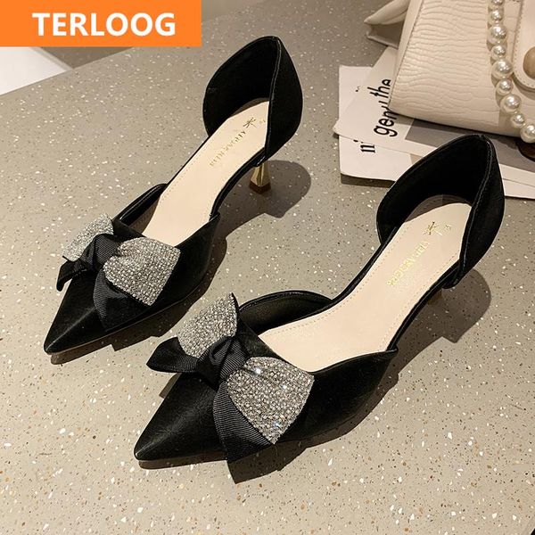 dress shoes women high heels 2021 autumn sweet bow casual sandals designe fashion party wedding shallow mujer pumps, Black
dress shoes women high heels 2021 autumn sweet bow casual sandals designe fashion party wedding shallow mujer pumps, Black