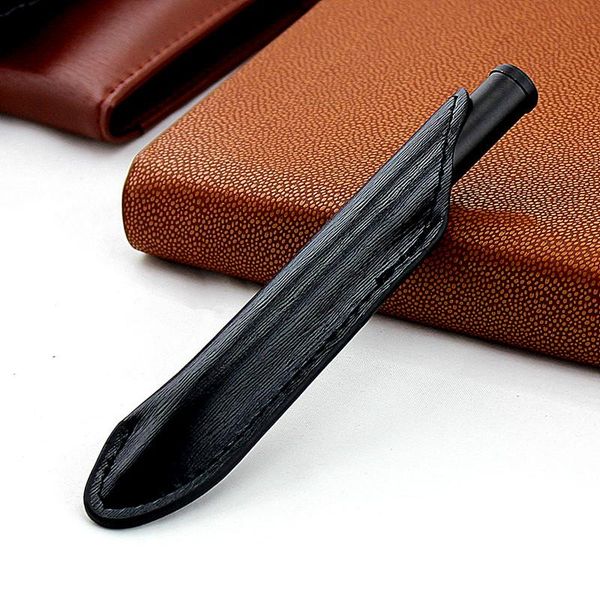 ballpoint pens luxury mini full metal pen 0.7mm balck ink portable roller black leather pencil bag, Blue;orange
ballpoint pens luxury mini full metal pen 0.7mm balck ink portable roller black leather pencil bag, Blue;orange