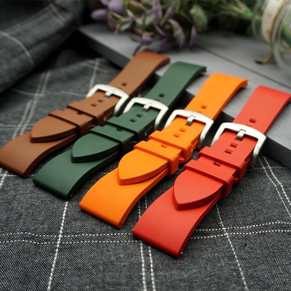 watch bands premium sport silicone straps quick release rubber fluororubber band 20 22mm 24mm, Black;brown
watch bands premium sport silicone straps quick release rubber fluororubber band 20 22mm 24mm, Black;brown