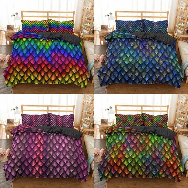 dragon scales duvet cover set rainbow luxury bedding king comforter 3pcs bed linen bedclothes sets
dragon scales duvet cover set rainbow luxury bedding king comforter 3pcs bed linen bedclothes sets