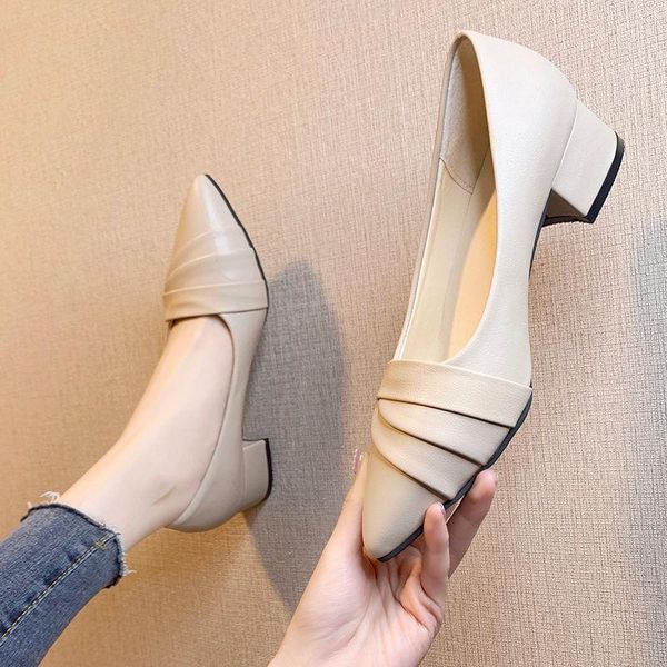 dress shoes women heels high spring women's heel autumn leather chaussure femme zapatos mujer, Black
dress shoes women heels high spring women's heel autumn leather chaussure femme zapatos mujer, Black