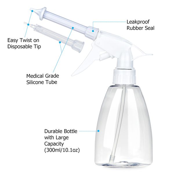 300ml ear wax removal tool kit ear irrigation washer bottle system ear pick cleaning set with 5 replacement tips bulb syringesco
300ml ear wax removal tool kit ear irrigation washer bottle system ear pick cleaning set with 5 replacement tips bulb syringesco