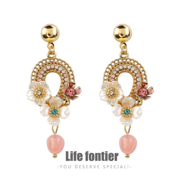 dangle & chandelier lifefontier trendy korean handmade crystal flower long drop earrings for women gold metal rhinestone waterdrop, Silver
dangle & chandelier lifefontier trendy korean handmade crystal flower long drop earrings for women gold metal rhinestone waterdrop, Silver