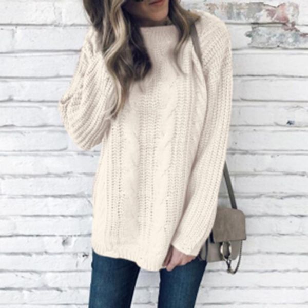 women's sweaters 2021 autumn winter fashion casual pure color turtleneck sweater loose knit pullover long sleeve jumper oversized, White;black
women's sweaters 2021 autumn winter fashion casual pure color turtleneck sweater loose knit pullover long sleeve jumper oversized, White;black