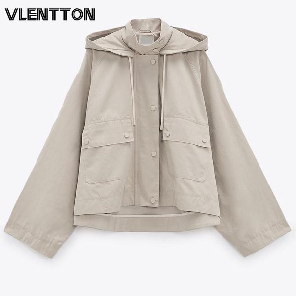 women's jackets 2021 spring autumn hooded jacket coat casual pockets zipper outwear loose solid female chaqueta mujer, Black;brown
women's jackets 2021 spring autumn hooded jacket coat casual pockets zipper outwear loose solid female chaqueta mujer, Black;brown