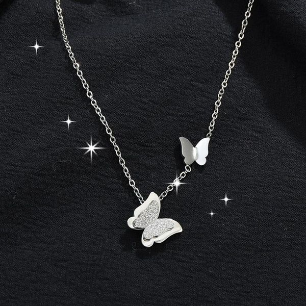 pendant necklaces cute animal matte butterfly chain pendants necklace for women stainless steel silver color clavicle choker girls kids jewe
pendant necklaces cute animal matte butterfly chain pendants necklace for women stainless steel silver color clavicle choker girls kids jewe