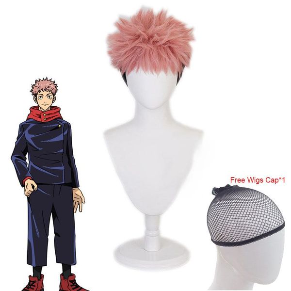 other event & party supplies anime itadori yuji cosplay wig jujutsu kaisen costumes black + pink short hair imported high temperature wire r
other event & party supplies anime itadori yuji cosplay wig jujutsu kaisen costumes black + pink short hair imported high temperature wire r