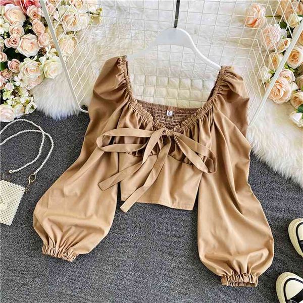 fall girly puff sleeve women spring autumn bow tie v-neck slim short chiffon shirt uk430 210507, White
fall girly puff sleeve women spring autumn bow tie v-neck slim short chiffon shirt uk430 210507, White