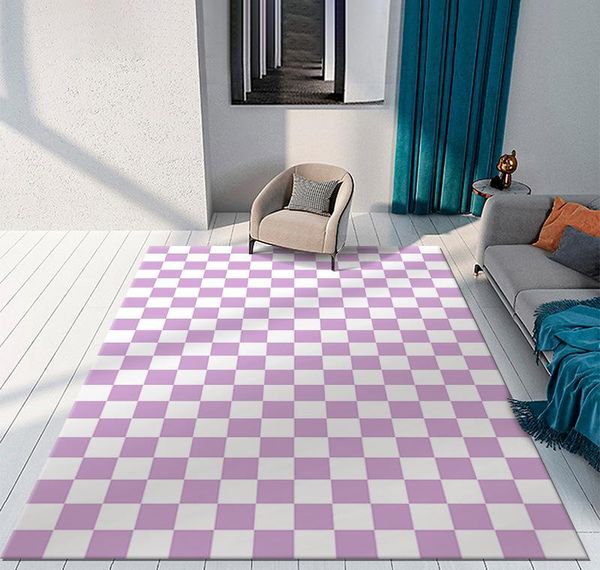 carpets checkerboard carpet bedroom living room sofa tea table lattice floor mat personality creativity balcony covered with bedside car
carpets checkerboard carpet bedroom living room sofa tea table lattice floor mat personality creativity balcony covered with bedside car