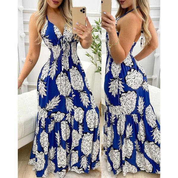 fashion women backless halter v-neck maxi dress party wear pineapple print sleeveless vacation holiday bohemian long dress, White;black
fashion women backless halter v-neck maxi dress party wear pineapple print sleeveless vacation holiday bohemian long dress, White;black