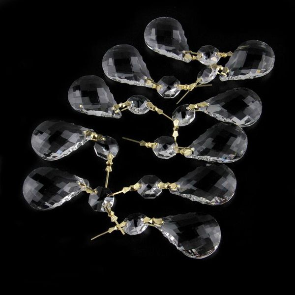 30pc faceted clear teardrop 38mm crystal glass chandelier prisms with 14mm octagon beads hanging garland wedding strand
30pc faceted clear teardrop 38mm crystal glass chandelier prisms with 14mm octagon beads hanging garland wedding strand