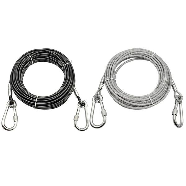 extra long wire rope dog chain traction outdoor leash absorber spring safe collars & leashes
extra long wire rope dog chain traction outdoor leash absorber spring safe collars & leashes