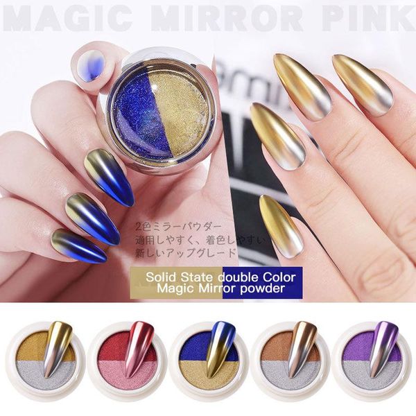 nail glitter 1 box laser powder two-color gradient mirror effect diy nails decoration for art uv gel polishing tslm1, Silver;gold
nail glitter 1 box laser powder two-color gradient mirror effect diy nails decoration for art uv gel polishing tslm1, Silver;gold