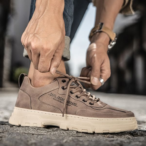 dress shoes autumn fashion suede leather men casual work sneakers footwear soft rubber male flats mens vulcanized, Black
dress shoes autumn fashion suede leather men casual work sneakers footwear soft rubber male flats mens vulcanized, Black