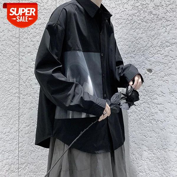2021 men's black/white color long sleeve printed shirt casual coat fashion clothes four seasons base camisa masculina #4k5n, White;black
2021 men's black/white color long sleeve printed shirt casual coat fashion clothes four seasons base camisa masculina #4k5n, White;black