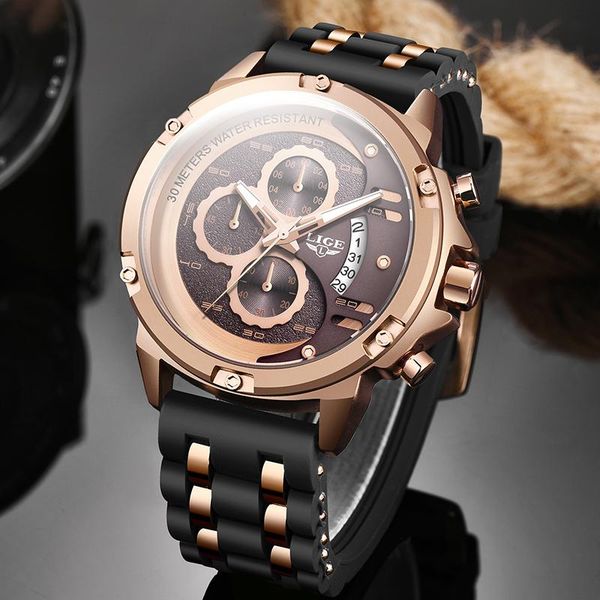 wristwatches 2021 men watches lige luminous display waterproof sport chronograph quartz wristwatch relogio masculino, Slivery;brown
wristwatches 2021 men watches lige luminous display waterproof sport chronograph quartz wristwatch relogio masculino, Slivery;brown