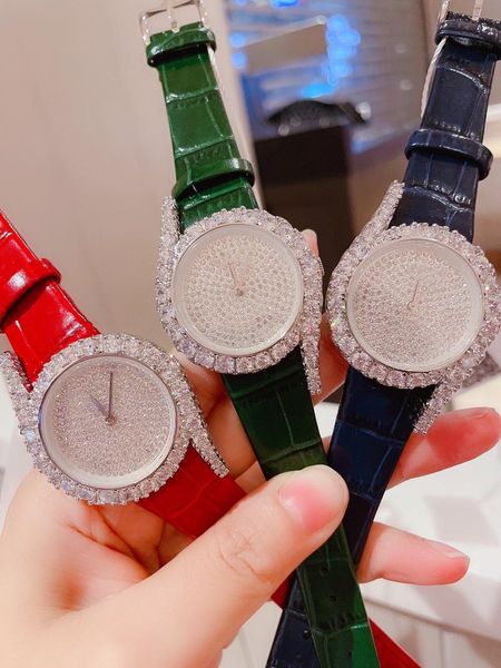 wristwatches luxury women geometric 69 watch gala blue leather full diamond dail stainless steel quartz ladies clock 32mm, Slivery;brown
wristwatches luxury women geometric 69 watch gala blue leather full diamond dail stainless steel quartz ladies clock 32mm, Slivery;brown