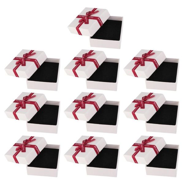 gift wrap 10pcs bowknot jewelry small candy box paper for party birthday