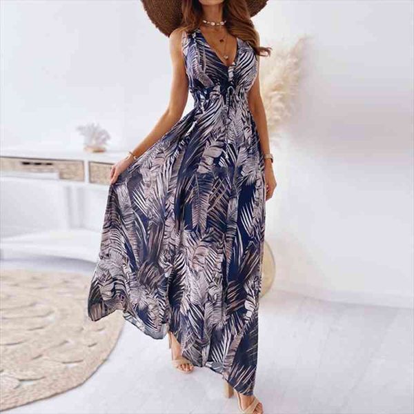 deep v neck boho beach long dresses summer elegant printed sleeveless maxi dress fashion women lace-up backless party dress, Black;gray
deep v neck boho beach long dresses summer elegant printed sleeveless maxi dress fashion women lace-up backless party dress, Black;gray