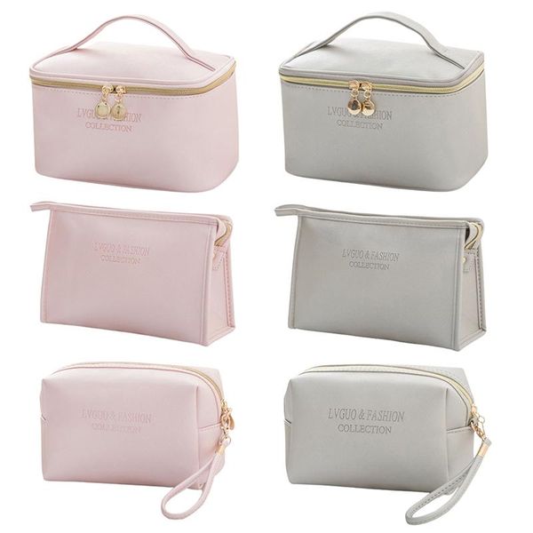 cosmetic bags & cases 1 pcs pc large women bag pu leather waterproof zipper make up travel washing organizer beauty case outdoor girl
cosmetic bags & cases 1 pcs pc large women bag pu leather waterproof zipper make up travel washing organizer beauty case outdoor girl
