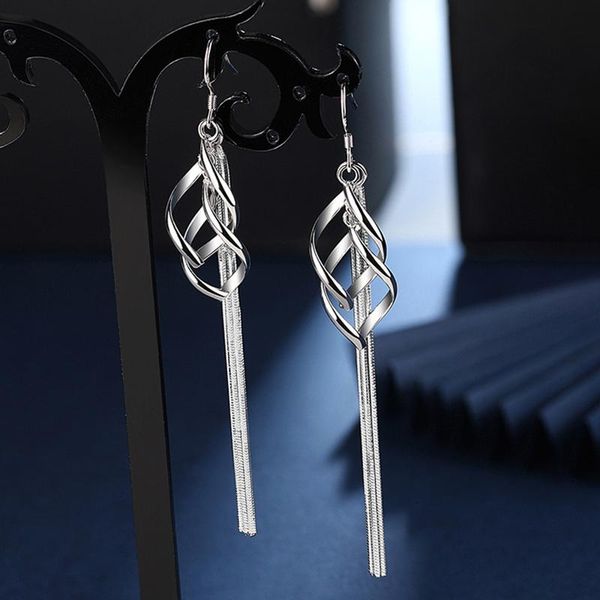 dangle & chandelier viwisfy real 925 sterling silver jewelry long tassel leaf drop earrings for women vw21242
dangle & chandelier viwisfy real 925 sterling silver jewelry long tassel leaf drop earrings for women vw21242