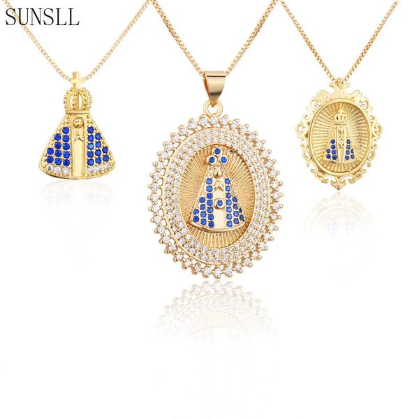 pendant necklaces 2021 design fashion inlaid virgin mary necklace for men and women religious copper gold-plated jewelry, Silver
pendant necklaces 2021 design fashion inlaid virgin mary necklace for men and women religious copper gold-plated jewelry, Silver