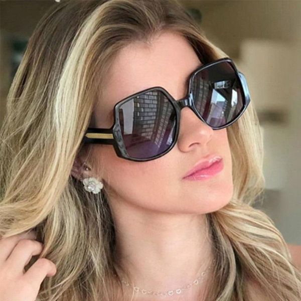 sunglasses oversized polygon men women fashion shades uv400 vintage glasses 50545, White;black
sunglasses oversized polygon men women fashion shades uv400 vintage glasses 50545, White;black