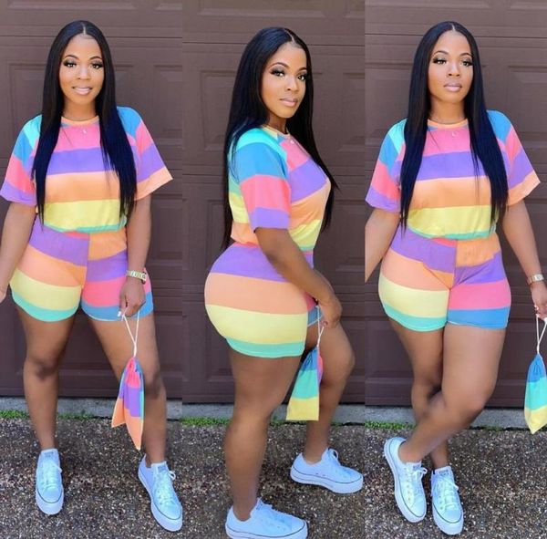 women's tracksuits ladies fashion casual digital printing rainbow two-piece set, Gray
women's tracksuits ladies fashion casual digital printing rainbow two-piece set, Gray